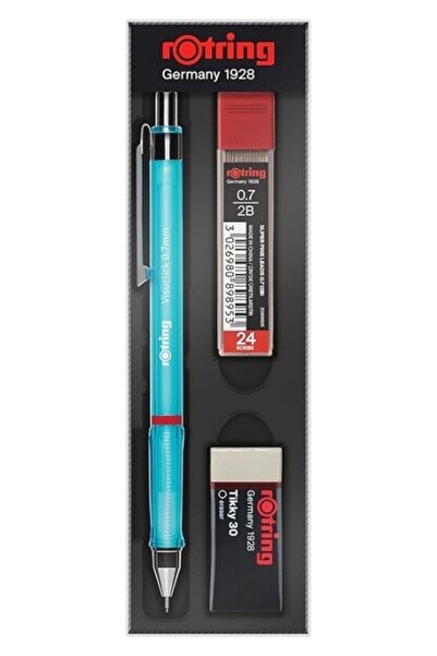 Rotring | Visuclick Versatil Kalem Okul Seti, 0.7 mm Uç, Mavi, Silgi ve 12'li...