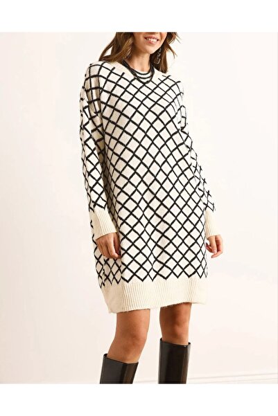 DONNA LISSA Crew Neck Oversize Knitwear Sweater