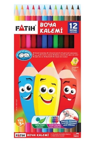 Fatih 12 Pack Long Dry Paint Pens