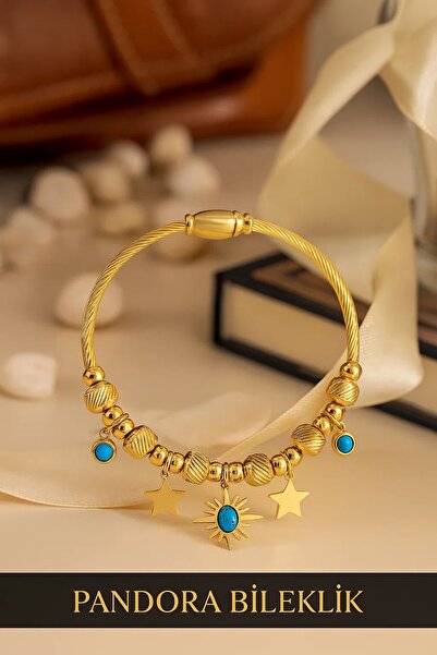ARYA DESİGN Stainless Charm Bracelet - Modern and Durable Design in Gift Box