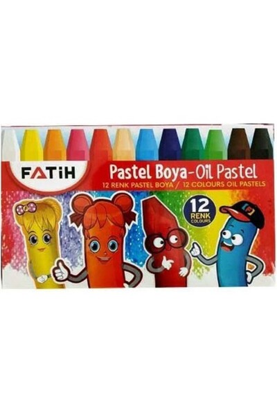 Fatih Stationery School Set 3 Pieces Paint Supplies Kit Dry Paint Watercolor Pastel Paint
