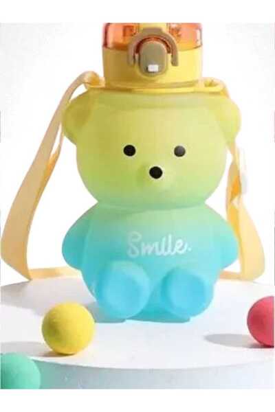 Mrt Smile Teddy Bear Model Water Bottle Water Bottle Water Bottle 500 ml Bpa Free Water Bottle Children's School Water Bottle