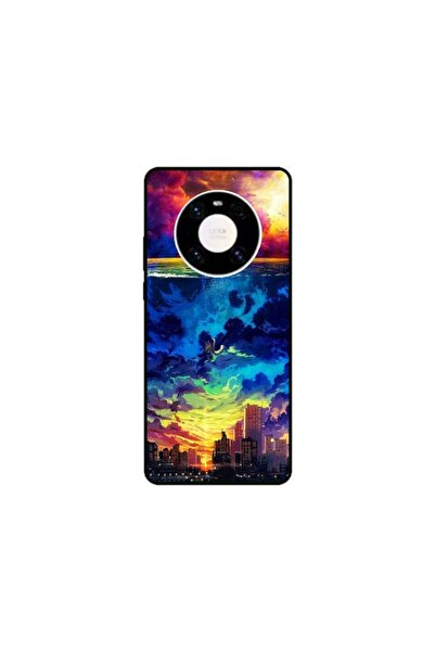 Atlas Husa personalizata tip carcasa Huawei Mate 40, Abstract City, , S1D1M0263