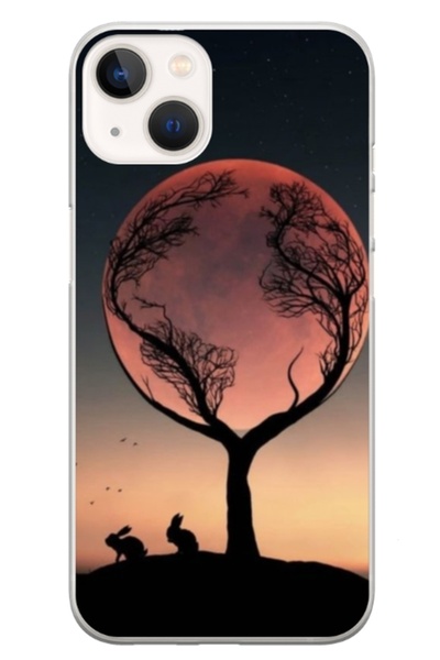 Atlas Husa personalizata tip carcasa Apple iPhone 14 Plus, Moon Tree, , S1D1M...