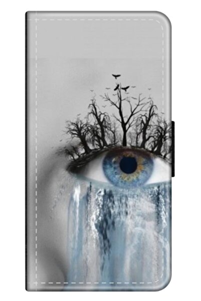 Atlas Персонализиран калъф-книга HQ за Xiaomi Redmi Note 10, Teary Eye, много...