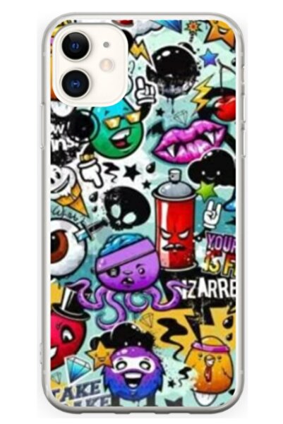 Atlas Husa personalizata tip carcasa Apple iPhone 11, Grafitti, , S1D1M0289