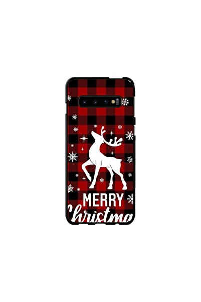 Atlas Εξατομικευμένη θήκη τύπου Samsung Galaxy S10 Plus, Merry Christmas Rein...