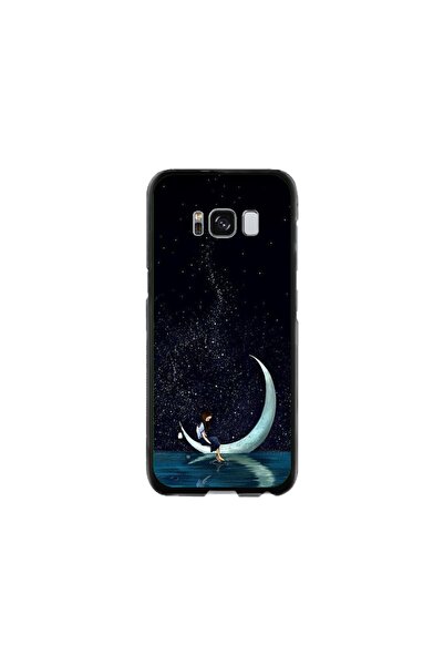 Atlas Husa personalizata tip carcasa Samsung Galaxy S8, Moon Fishing, , S1D1M...