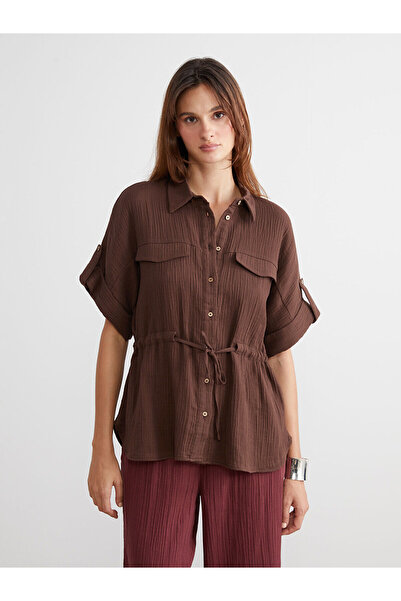 LC Waikiki Nevavm Muslin Women's Shirt with a Difference