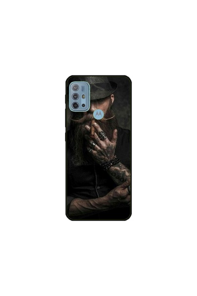 Atlas Εξατομικευμένη θήκη τύπου Motorola Moto G10 Power, Beard Man, , S1D1M0355