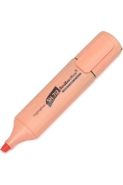 Scrikss SH712 Fosforlu Kalem Pastel Turuncu