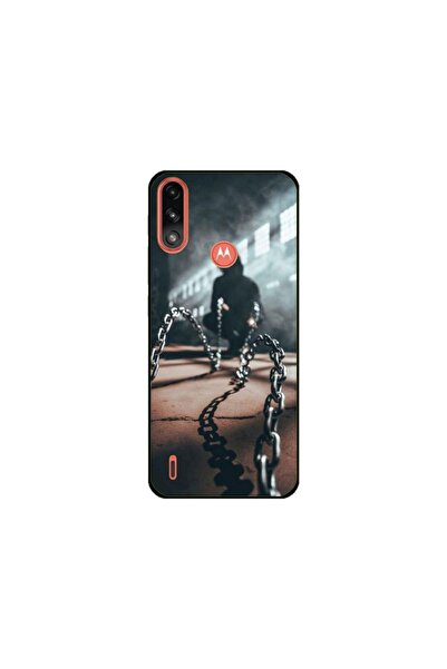 Atlas Husa personalizata tip carcasa Motorola Moto E7 Power, Chain Man, , S1D...