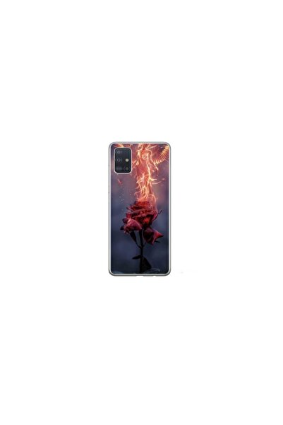 Atlas Husa personalizata tip carcasa Samsung Galaxy A51, Fire Rose, , S1D1M0158