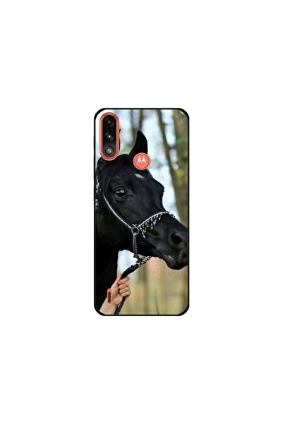 Atlas Προσαρμοσμένο κάλυμμα τύπου Motorola Moto E7 Power, Black Horse, , S1D1...