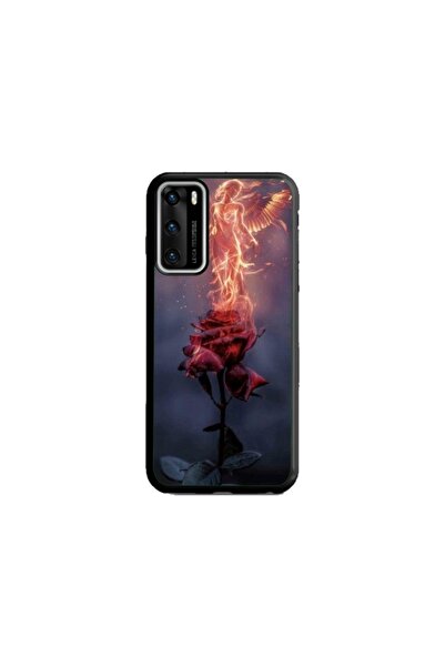 Atlas Husa personalizata tip carcasa Huawei P40 Lite, Fire Rose, , S1D1M0158
