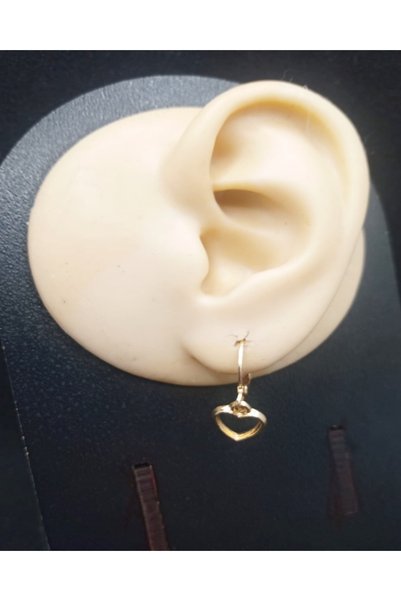 SEVAS GOLD Gold Color Love and Affection Themed 3 Pair Earrings