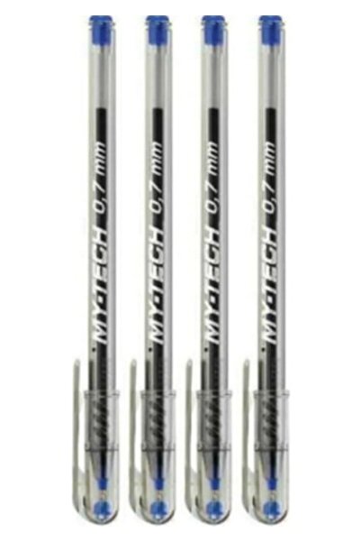 Pensan My-Tech Tükenmez Kalem 4'lü Mavi