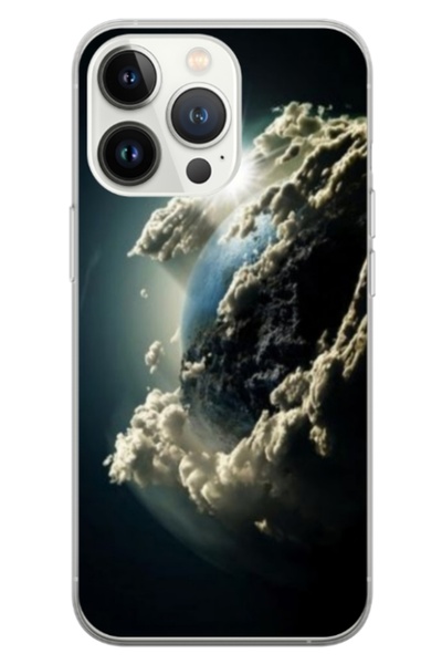 Atlas Персонализиран калъф за Apple iPhone 17 Pro, Cloudy Earth, S1D1M0067