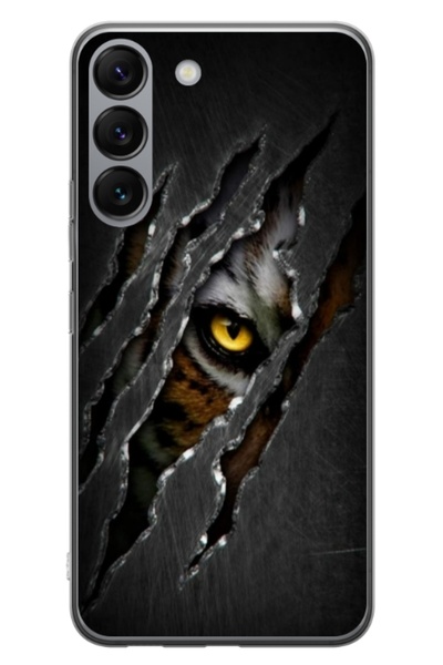 Atlas Персонализиран калъф тип Samsung Galaxy S23, Скрит тигър, , S1D1M0332