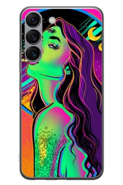 Atlas Husa personalizata tip carcasa Samsung Galaxy S23 Plus, Colorful Girl, ...