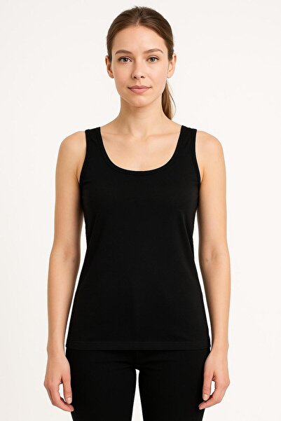 MAVİ QUMSAL Γυναικείο Βαμβακερό Αθλητικό Εσώρουχο Μονό Μαύρο