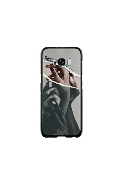 Atlas Husa personalizata tip carcasa Samsung Galaxy S8, Black and White Hands, , S1D1M0300