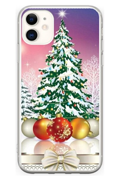 Atlas Husa personalizata tip carcasa Apple iPhone 11, Christmas Tree 1, , S1D...