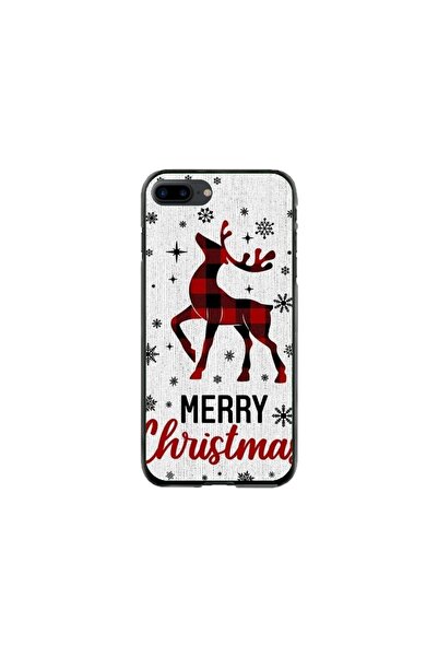 Atlas Εξατομικευμένη θήκη τύπου Apple iPhone 8 Plus, Merry Christmas Reindeer...