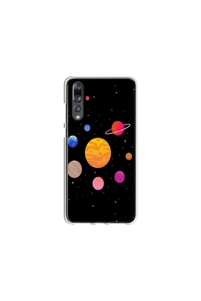 Atlas Εξατομικευμένη θήκη τύπου Huawei P20, Colorful Galaxy, , S1D1M0283