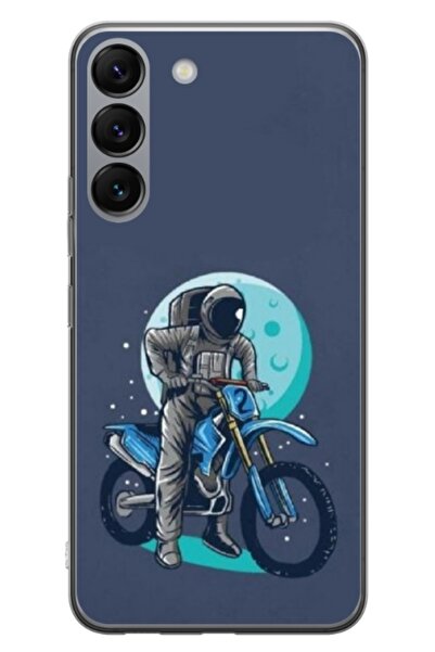 Atlas Husa personalizata tip carcasa Samsung Galaxy S23 Plus, Biker Astronaou...