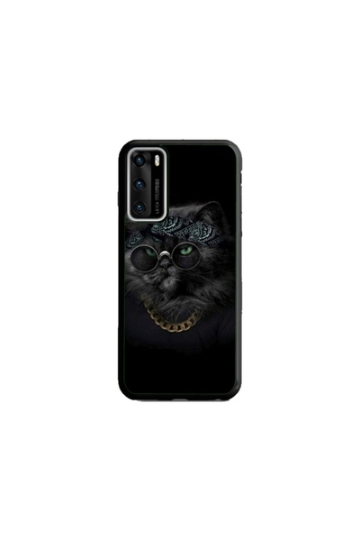 Atlas Εξατομικευμένη θήκη τύπου Huawei P40, Black Cat 4, , S1D1M0097