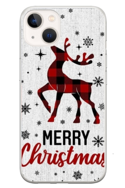 Atlas Εξατομικευμένη θήκη τύπου Apple iPhone 13 Mini, Merry Christmas Reindee...