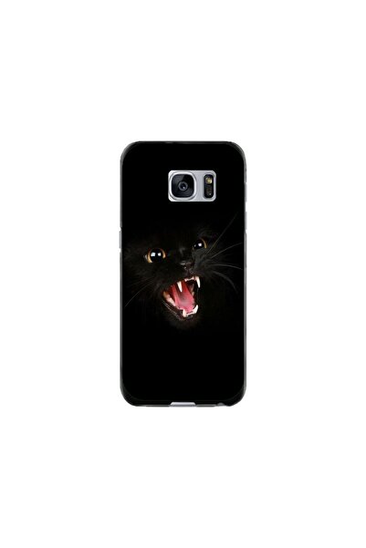 Atlas Εξατομικευμένη θήκη τύπου Samsung Galaxy S7, Black Cat 2, , S1D1M0016
