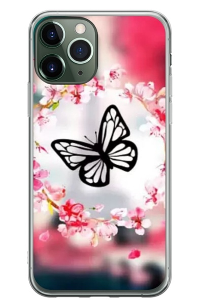Atlas Husa personalizata tip carcasa Apple iPhone 11 Pro Max, Butterfly 8, , ...