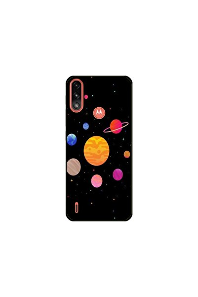 Atlas Προσαρμοσμένος τύπος θήκης Motorola Moto E7 Power, Colorful Galaxy, , S...