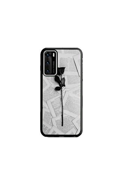 Atlas Husa personalizata tip carcasa Huawei P40 Lite, Black Rose, , S1D1M0021