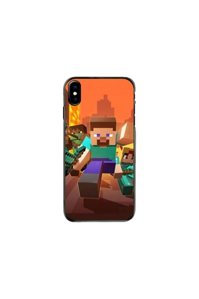 Atlas Εξατομικευμένη θήκη τύπου Apple iPhone XS, Minecraft 1, , S1D1M0125