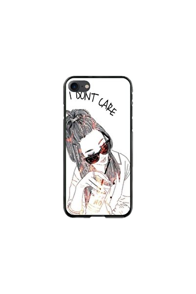 Atlas Εξατομικευμένη θήκη τύπου Apple iPhone SE2, δεν με νοιάζει, , S1D1M0320