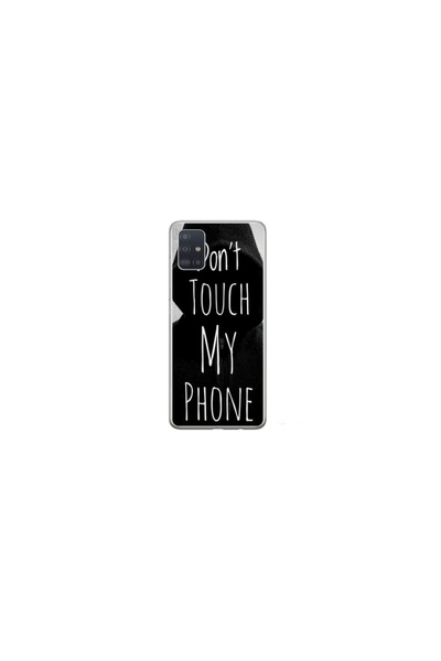 Atlas Husa personalizata tip carcasa Samsung Galaxy A71, Dont touch my phone ...