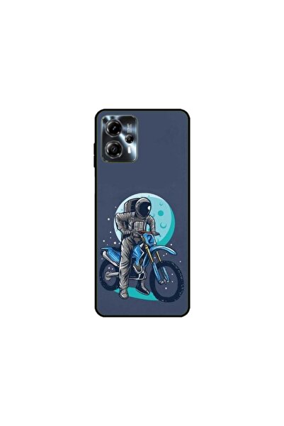 Atlas Husa personalizata tip carcasa Motorola Moto G13, Biker Astronaout, , S...
