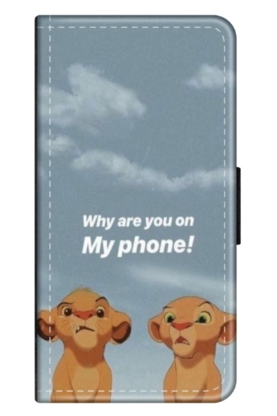 Atlas Husa personalizata tip carte Samsung Galaxy A71, Why are you on my phon...