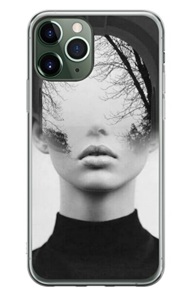 Atlas Husa personalizata tip carcasa Apple iPhone 11 Pro, Abstract Lady, , S1...