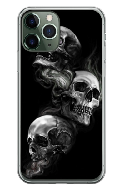 Atlas Husa personalizata tip carcasa Apple iPhone 11 Pro, Skulls, , S1D1M0032