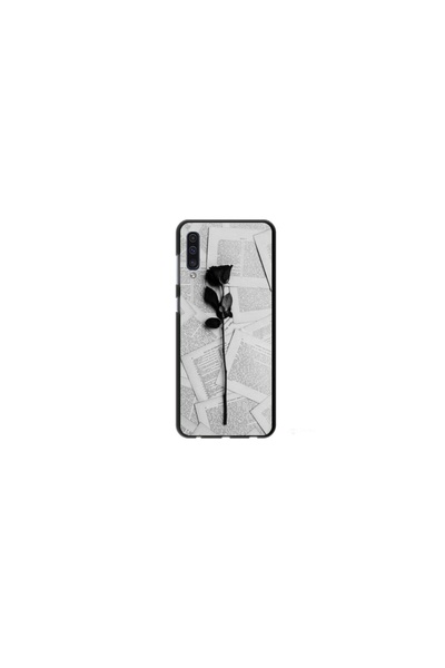 Atlas Εξατομικευμένη θήκη τύπου Samsung Galaxy A70, Black Rose, , S1D1M0021