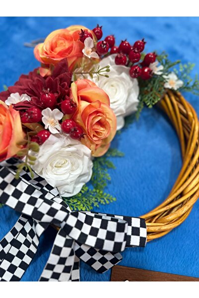 Marrone Rose Door Ornament Top Boxwood Door Front Ornaments Decor Products Home Gift