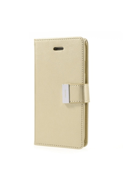 Atlas Husa APPLE iPhone 5\5S\SE - Rich Diary (Auriu)