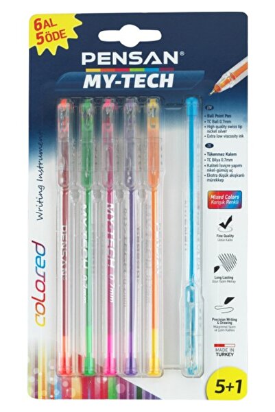 Pensan My Tech Renkli 5+1 Blıster