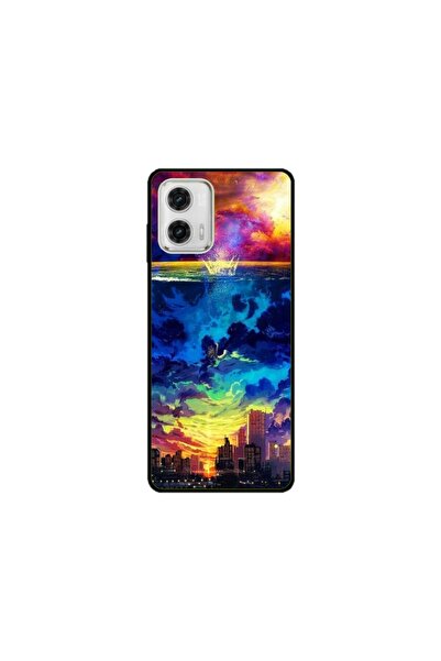 Atlas Husa personalizata tip carcasa Motorola Moto E22s, Abstract City, , S1D...