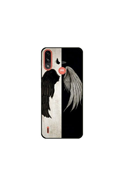Atlas Εξατομικευμένη θήκη τύπου Motorola Moto E7 Power, Angel Wings, , S1D1M0004