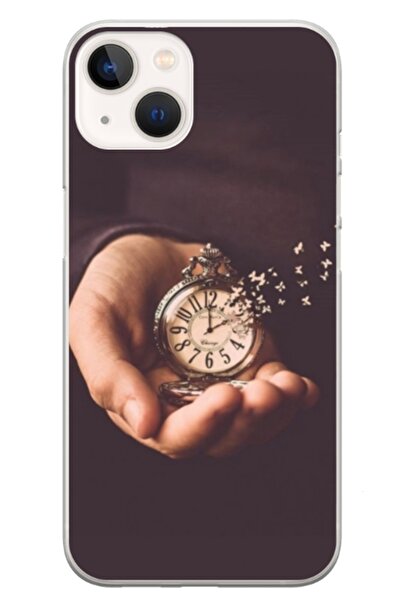 Atlas Εξατομικευμένη θήκη τύπου Apple iPhone 14, Time Flies 1, , S1D1M0364